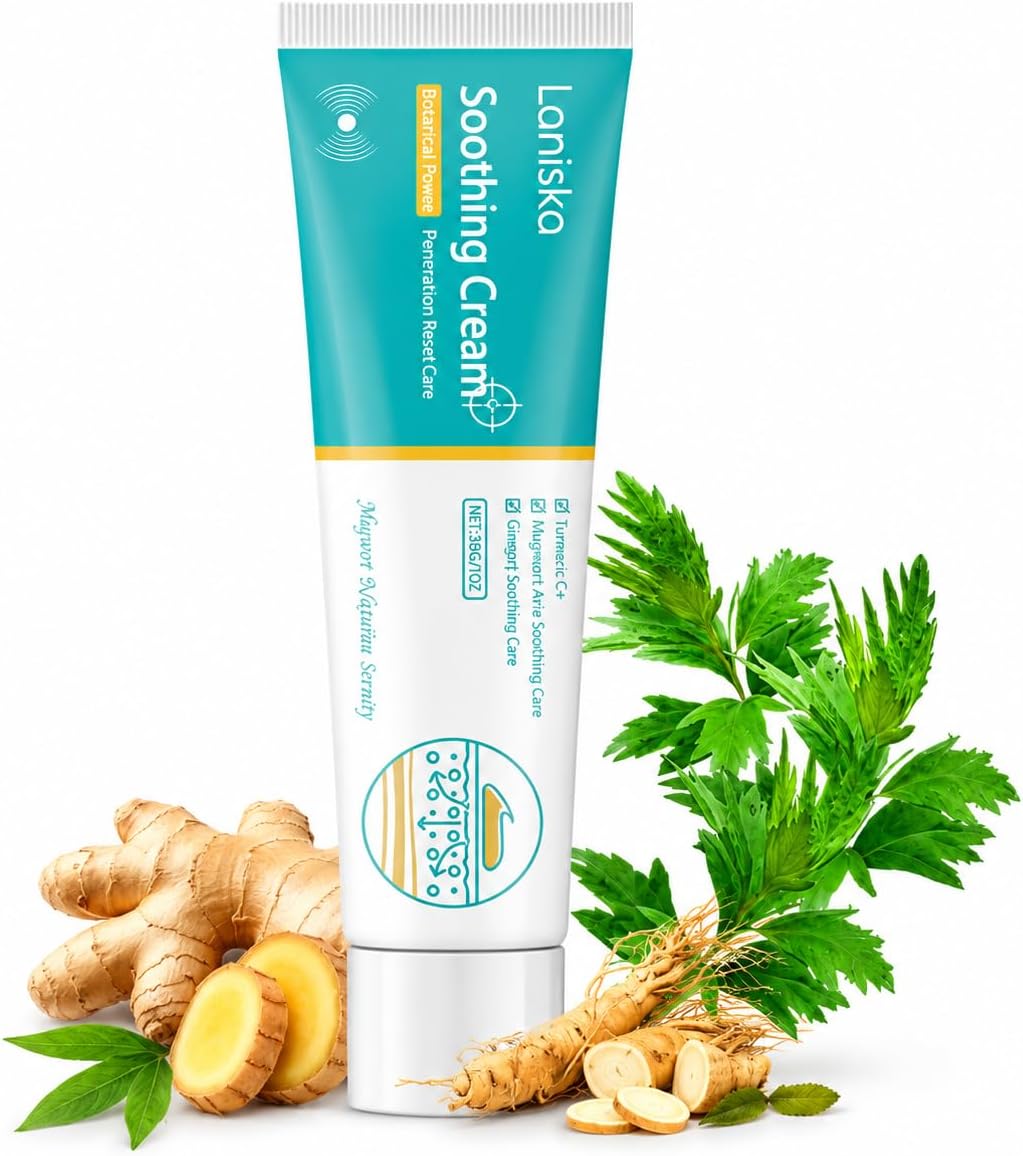 Gentle Herbal Varicose Veins Cream for Legs,Fast-Absorbing Soothing Massage Cream for Daily Skin Care,Non-Greasy Formula,1 oz