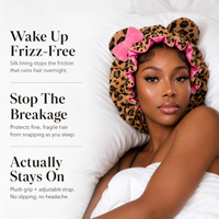 Cloud Bonnet — Real Silk-Lined Plush Hair Bonnet