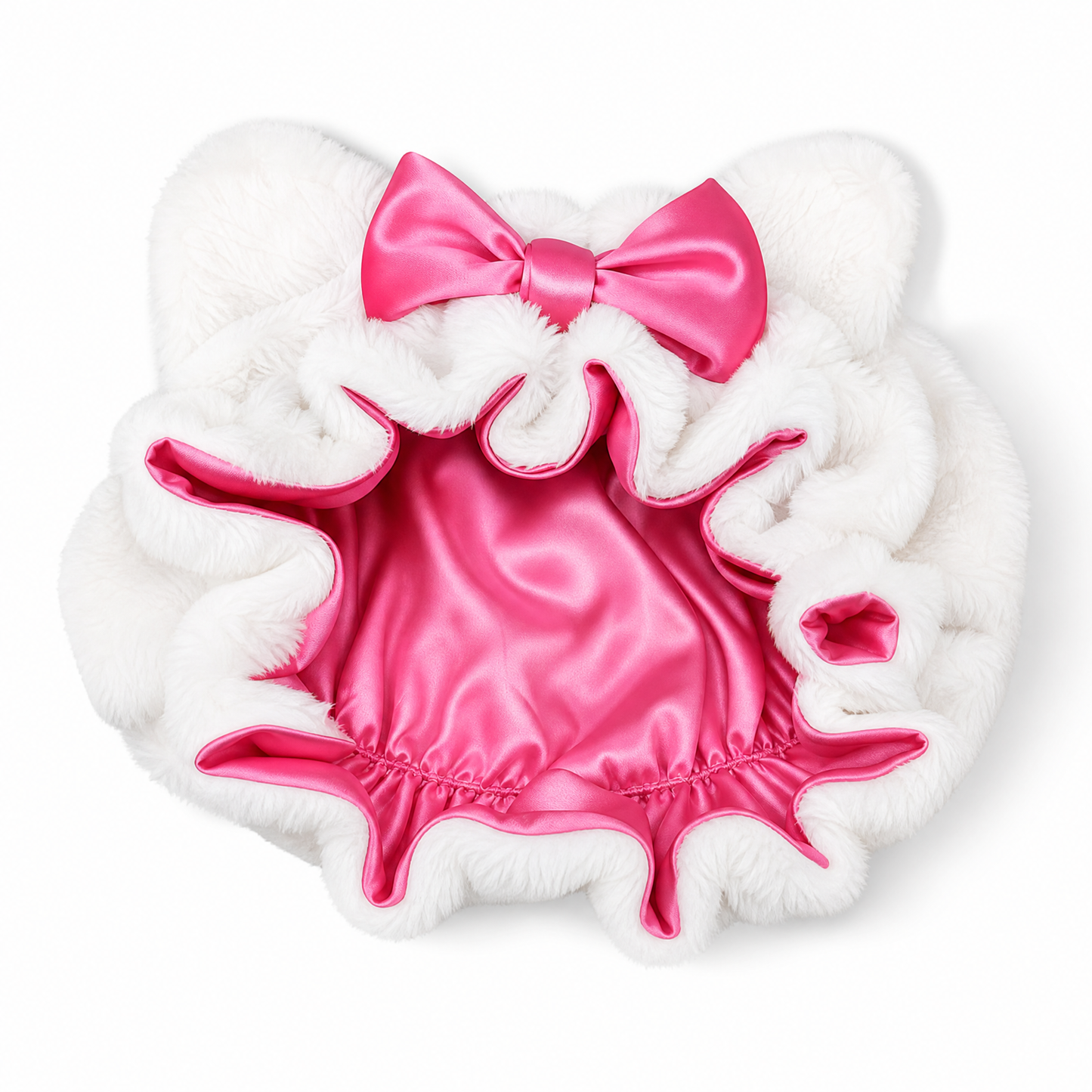 Cloud Bonnet — Real Silk-Lined Plush Hair Bonnet