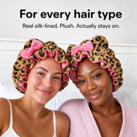 Cloud Bonnet — Real Silk-Lined Plush Hair Bonnet