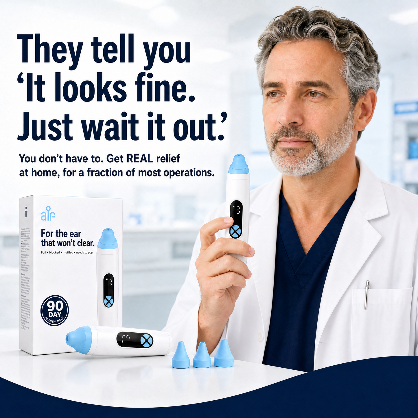 Arcelux™ Ear Pressure Equalization System